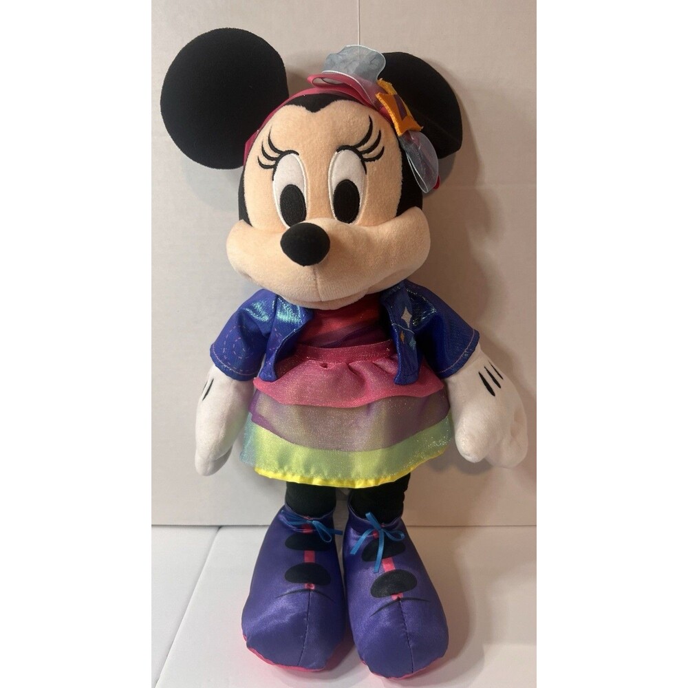 Disneyland 70th Anniversary Minnie Mouse Plush 15” Disney Parks 2025